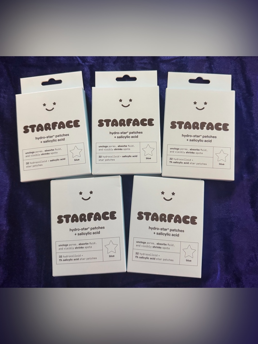 Starface Blue Hydro-Star Acne Patches — Salicylic Acid Spot Care